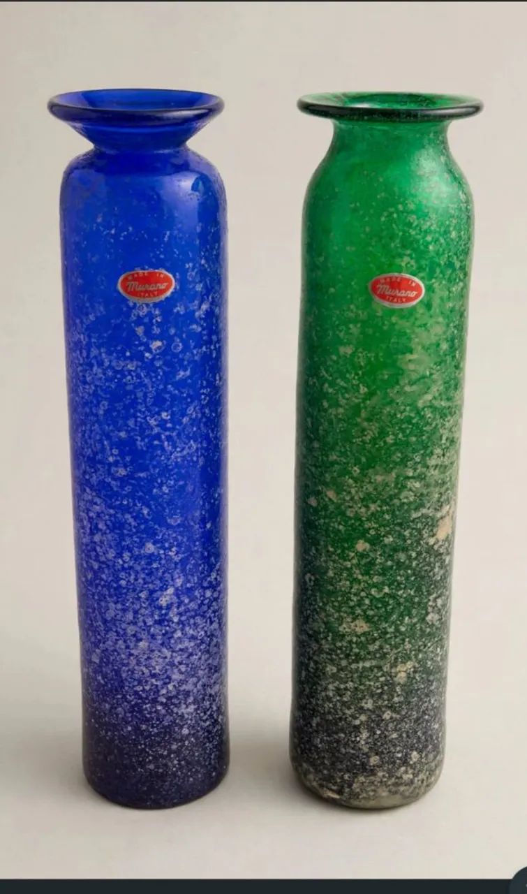 Par de vasos Murano