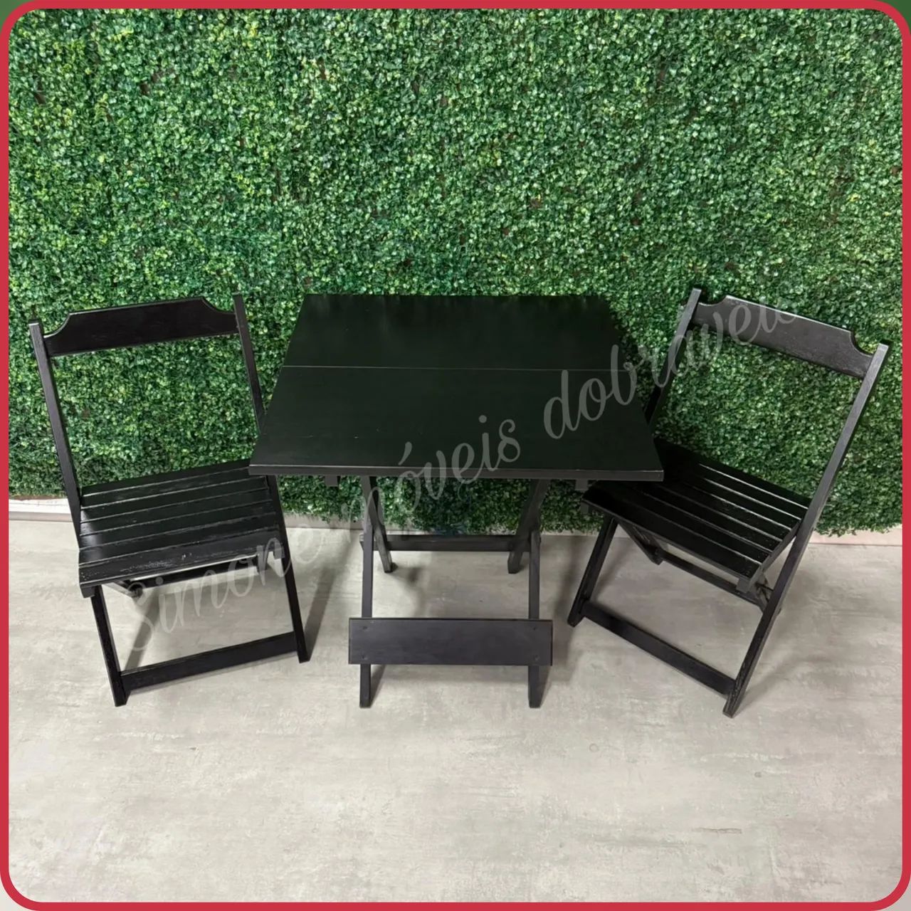 Jogo de mesa dobrável - Foto 2