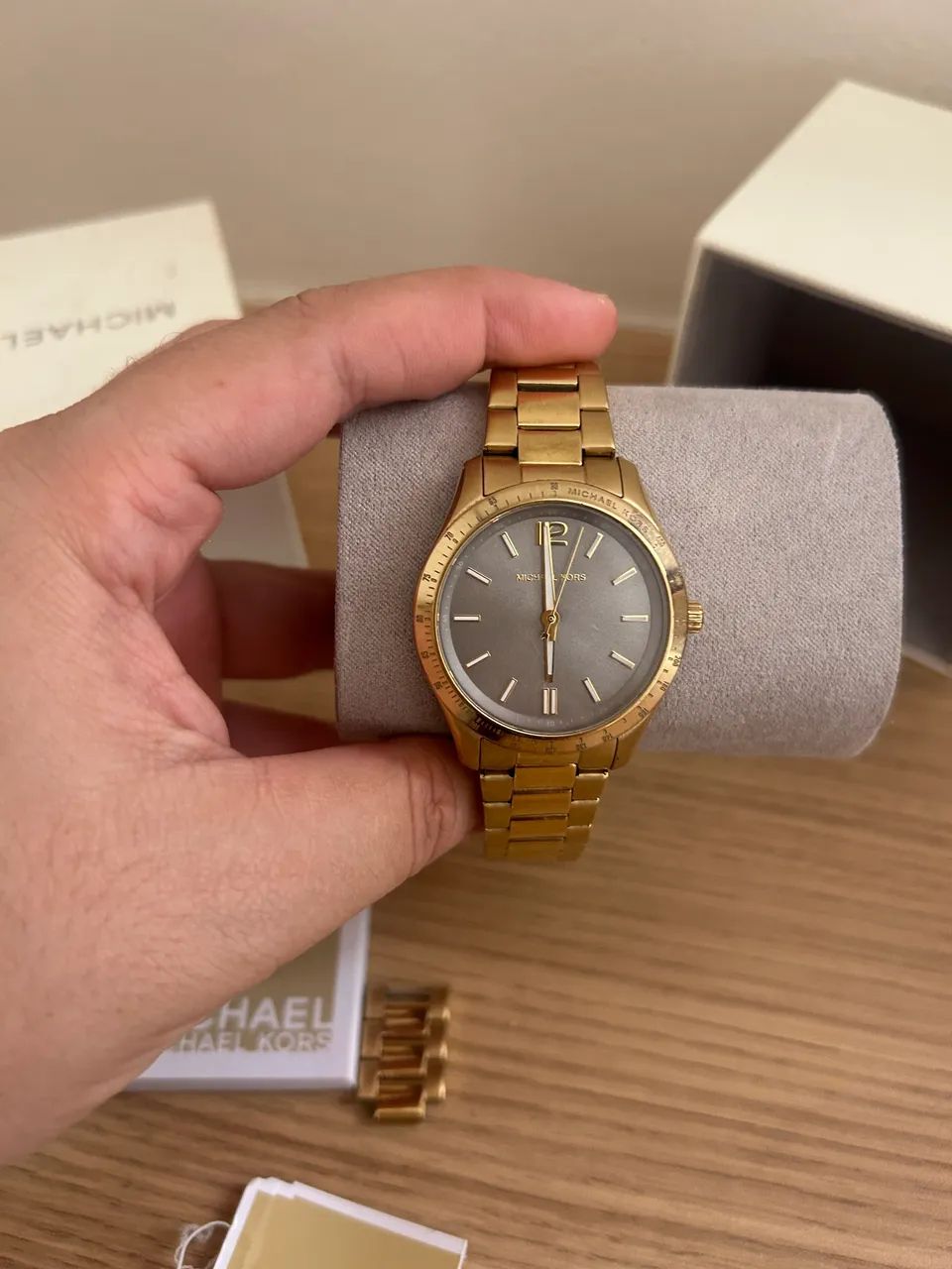 Relógio Michael Kors Dourado Original