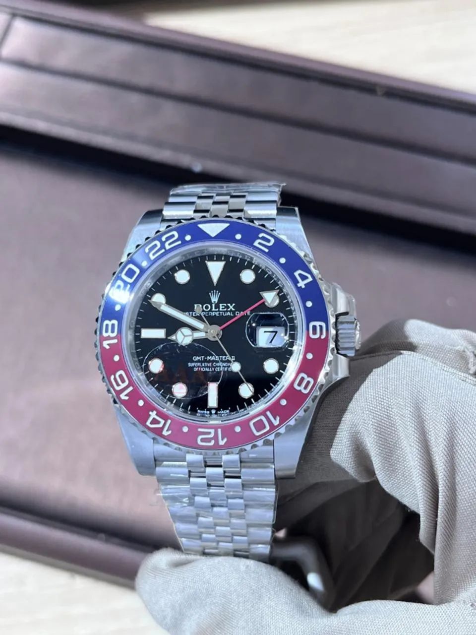 RELOGIO ROLEX GMT- MASTER II vsf - "PESPI" - ETA S/c 