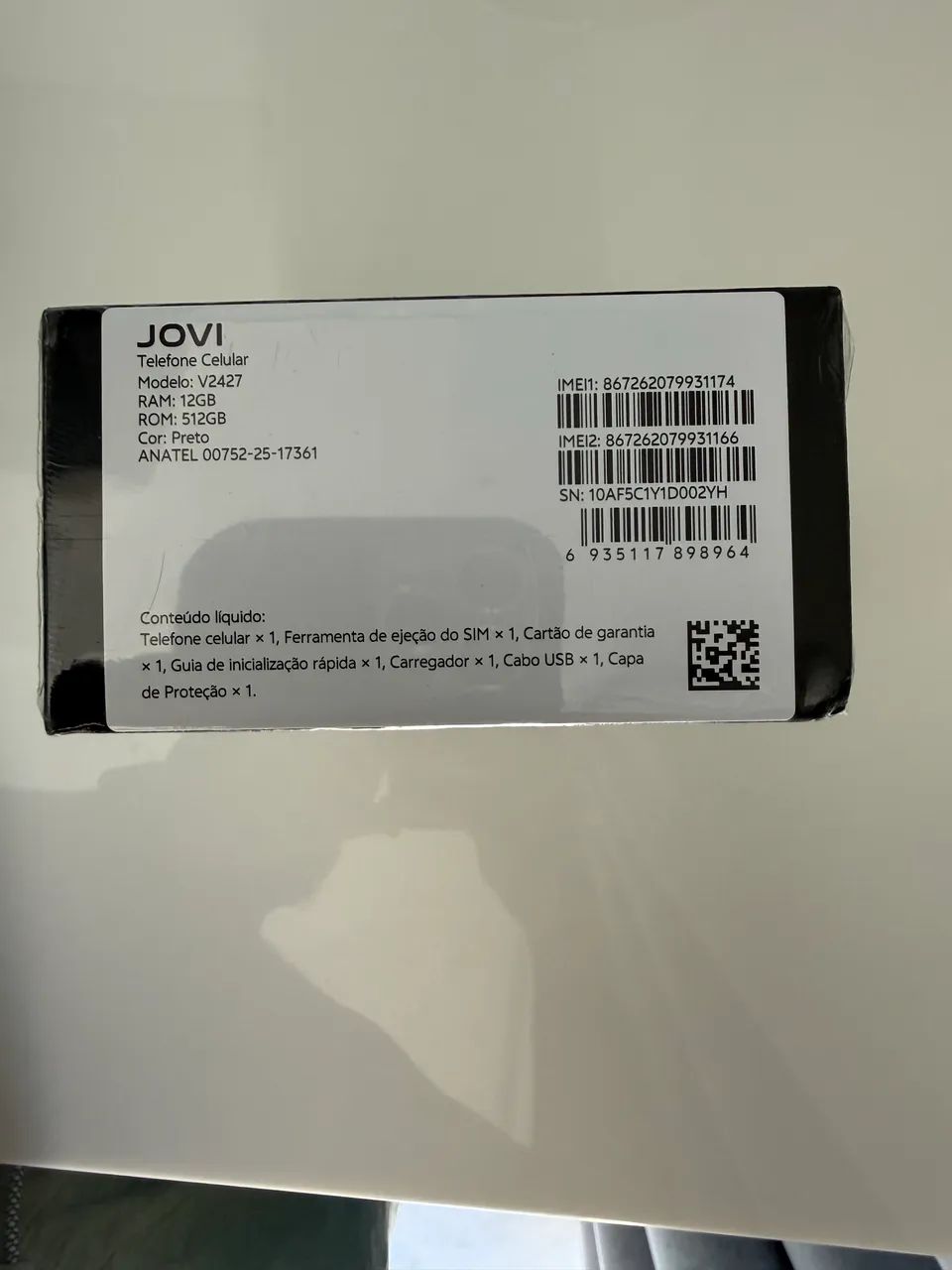 V2427 Color CELULAR NOVO JOVI V2427 V50 12GB 512GB - Celulares e Smartphones - de ...