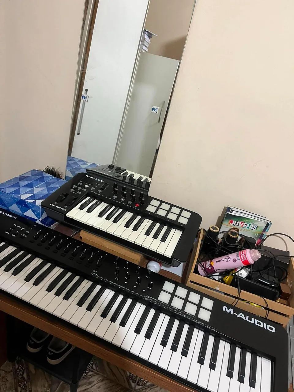 Kit controlador + interface de áudio qtyun 24