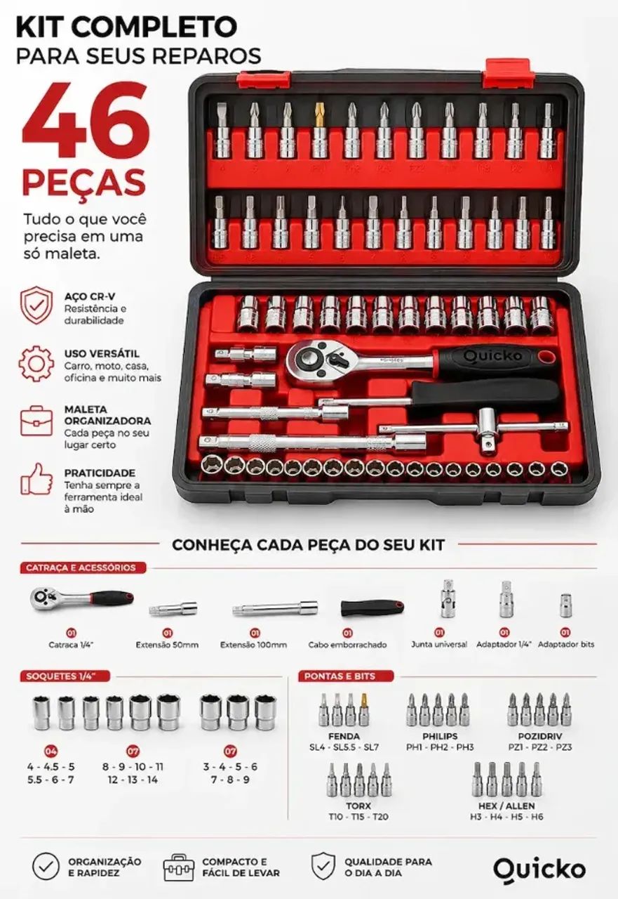 KIT DE FERRAMENTAS - Foto 5