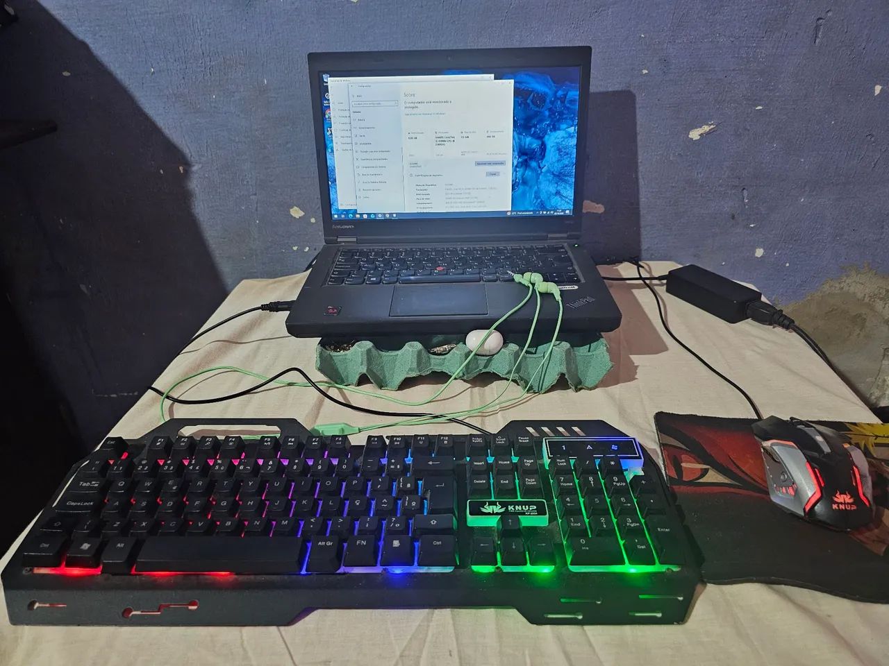 Notebook Lenovo Intel core i5 + periféricos!