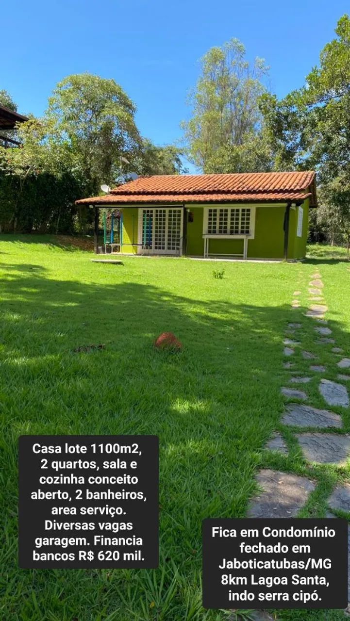 Casa 2 quartos cond fechado prox Lagoa Santa