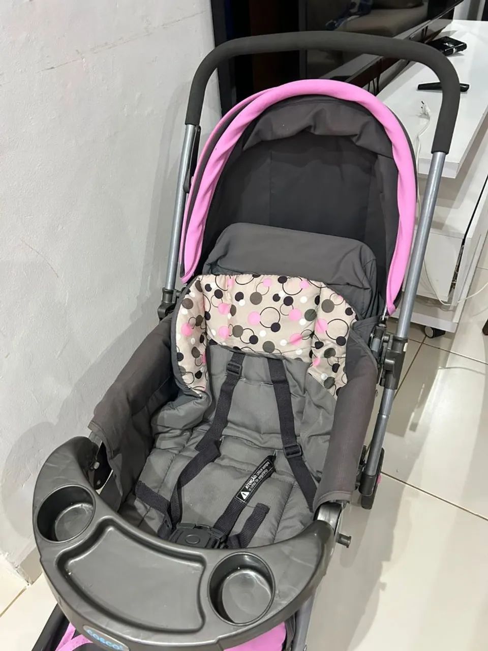 Promoção!!! Carrinho de bebê e bebê conforto adaptável! Imperdível!!  - Foto 3