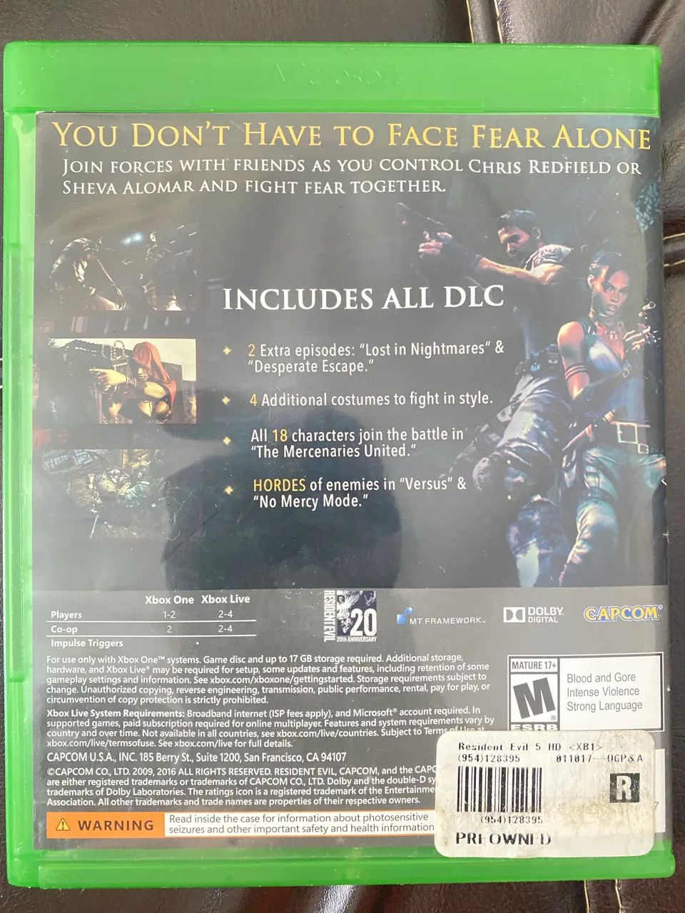 Resident Evil 5 do Xbox One Original - Foto 2