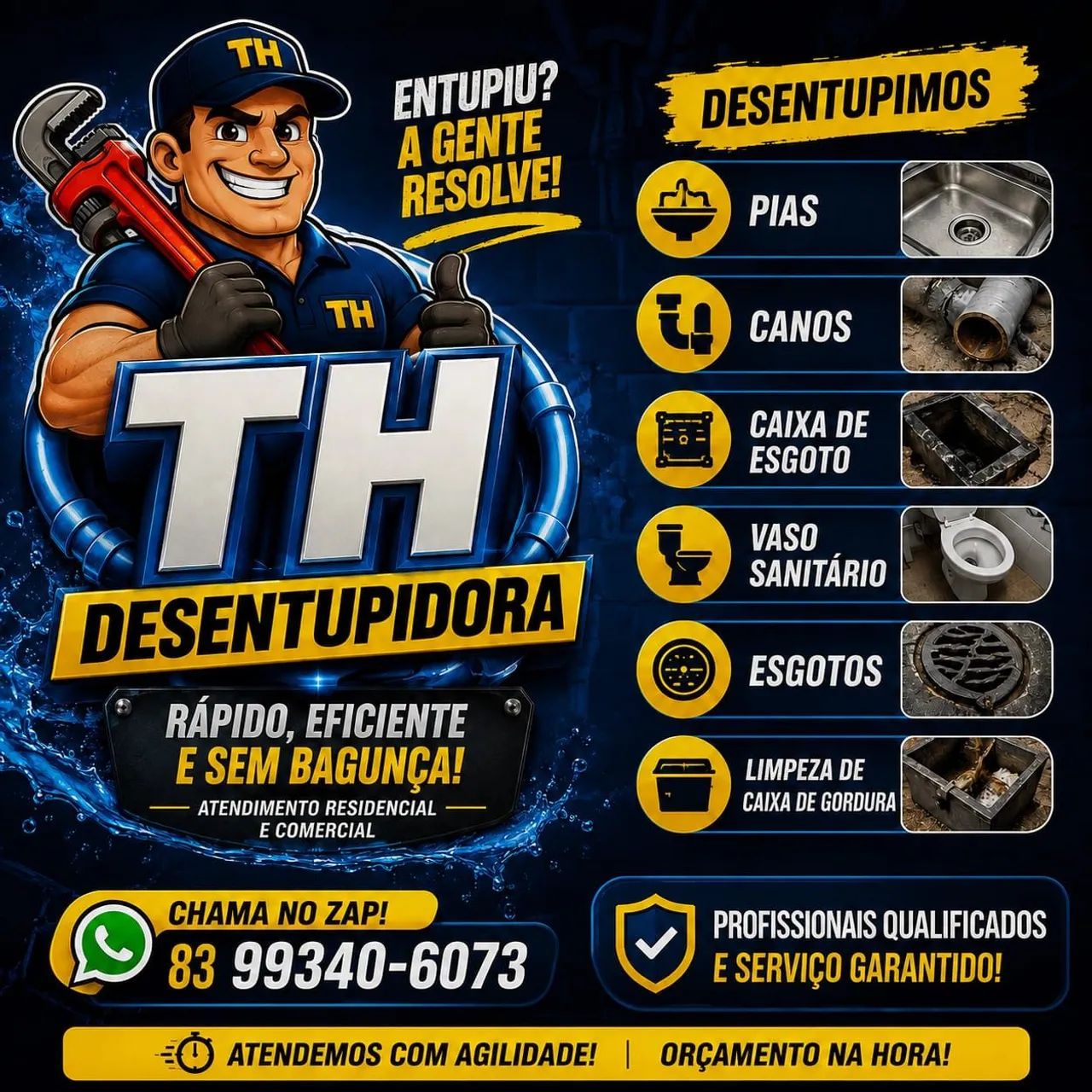 Desentupidora com Preço acessível 