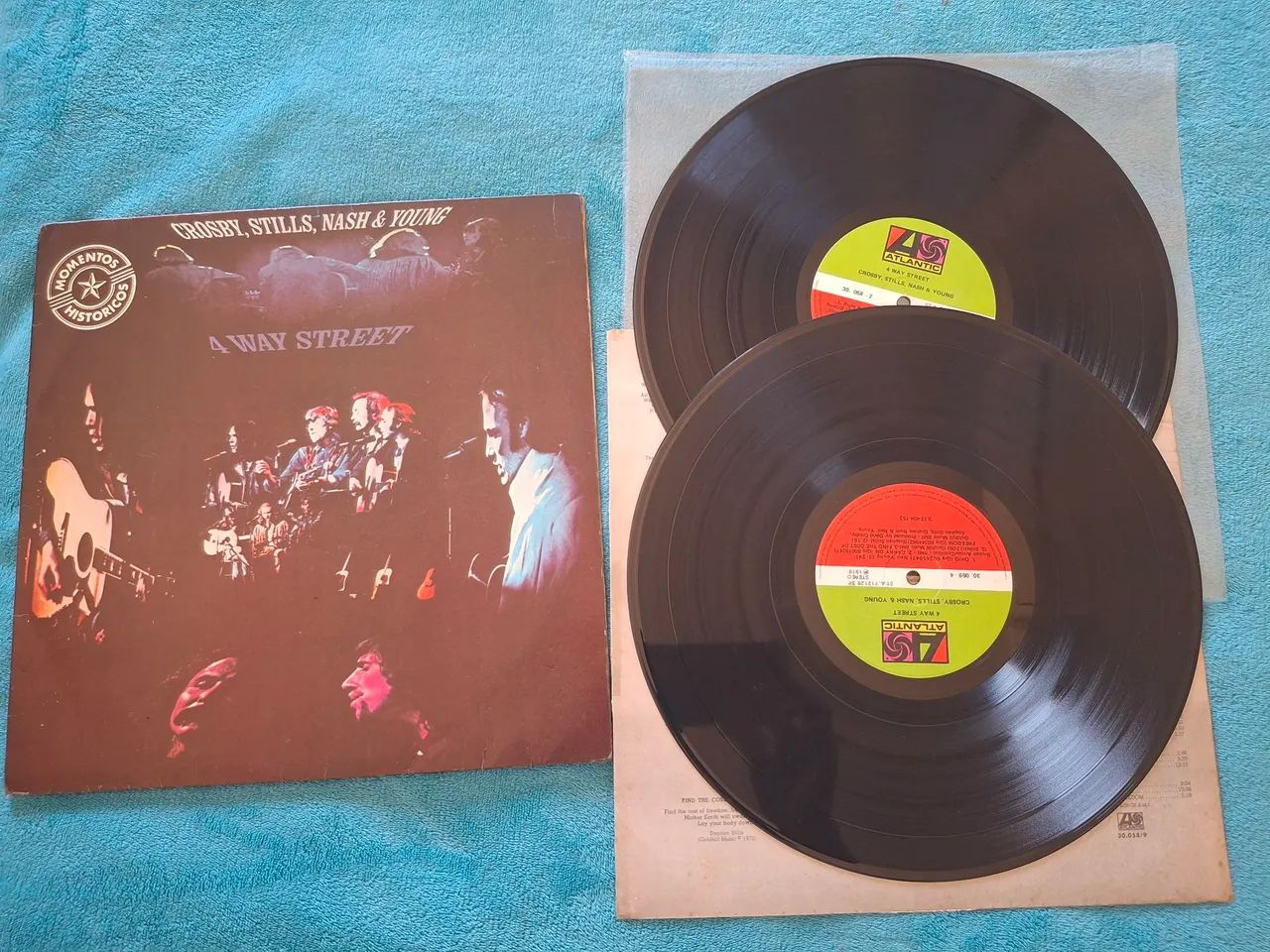 LP Crosby Stills Nash Young Four Way Street Gatefold 