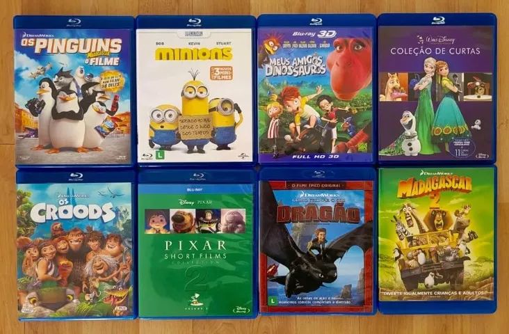 Blu rays infantis - R$30 cada
