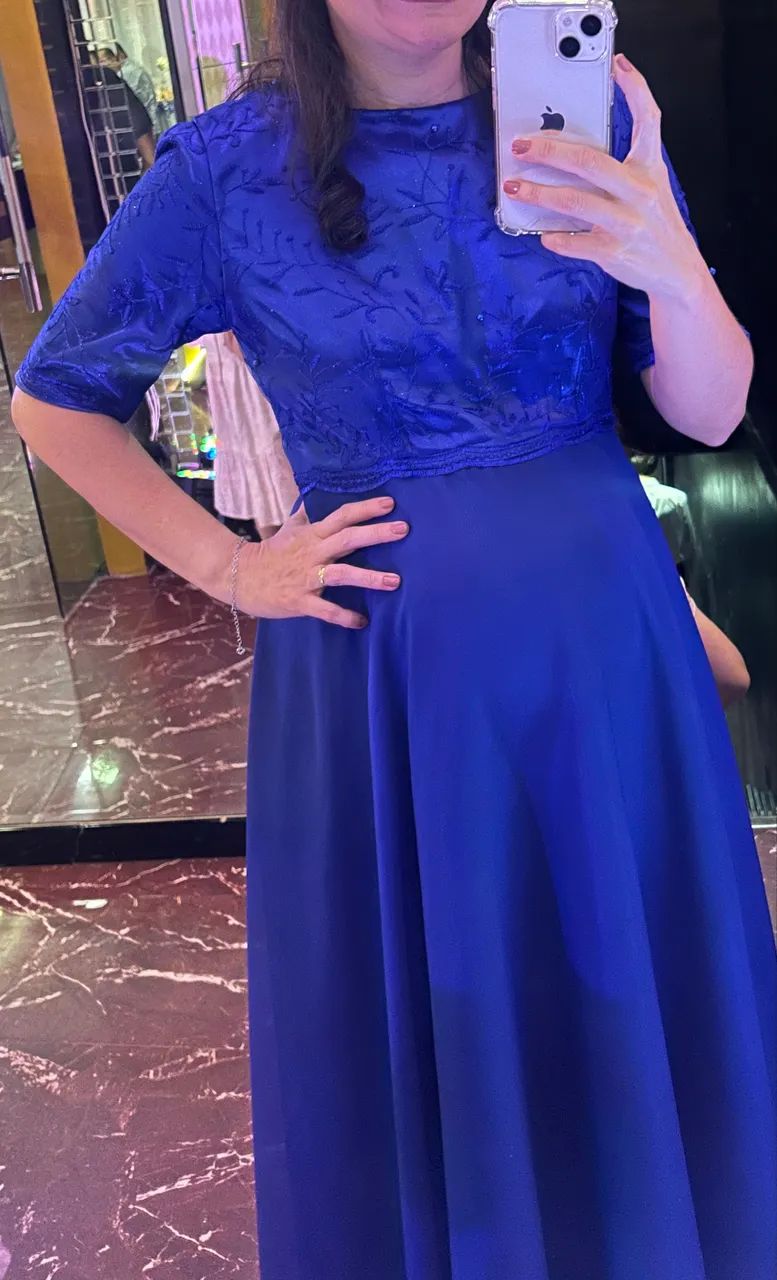 Vestido de festa azul  - Foto 2