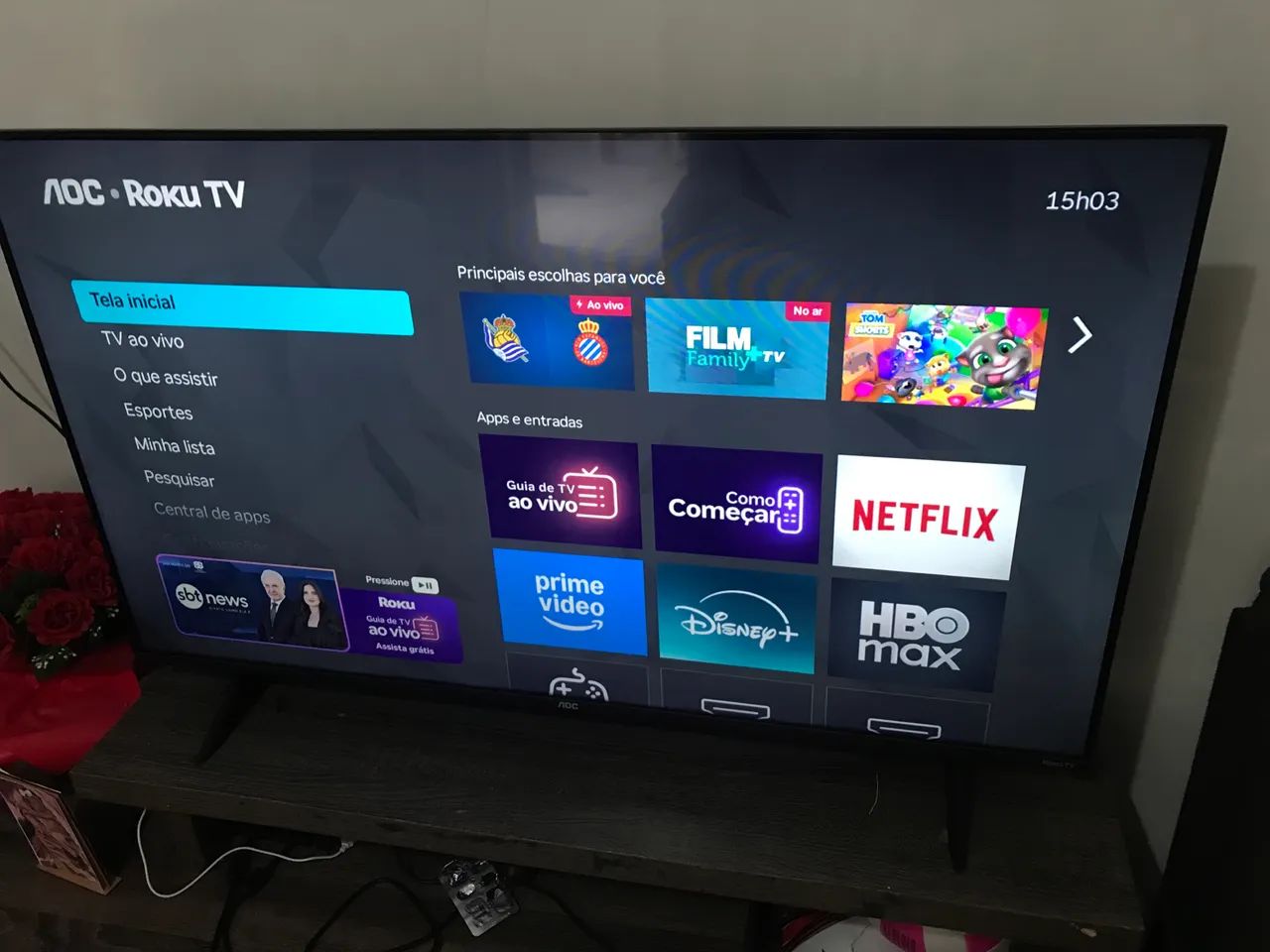 Tv 43 polegadas com nota fiscal 