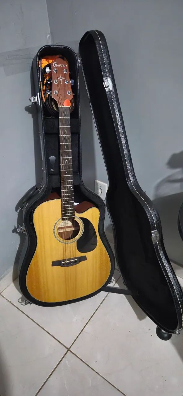 VIOLÃO CRAFTER HDC 21eq COM CASE ORIGINAL