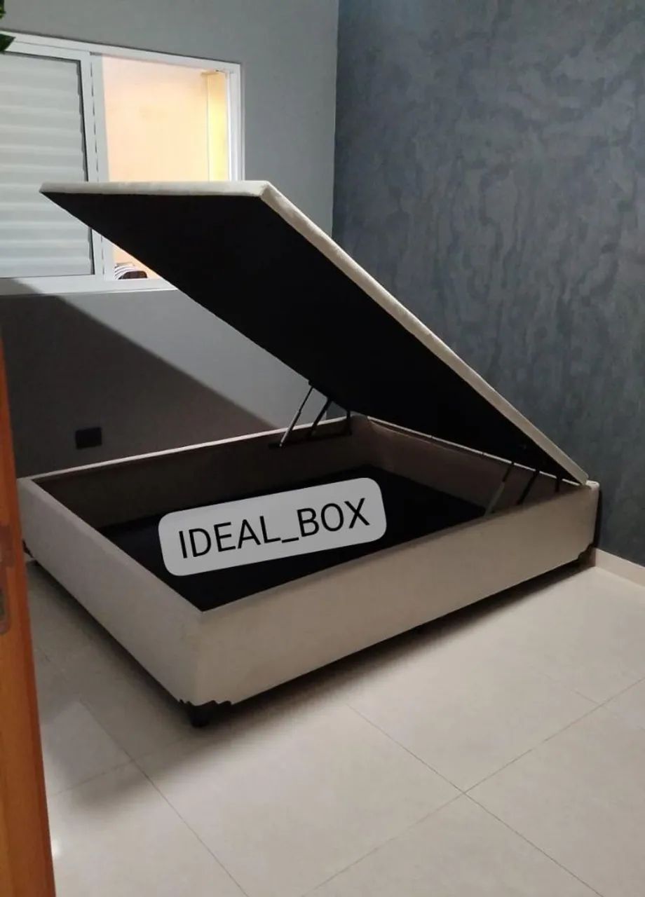 BOX BAU CASAL INTEIRO 138*188 - Foto 2