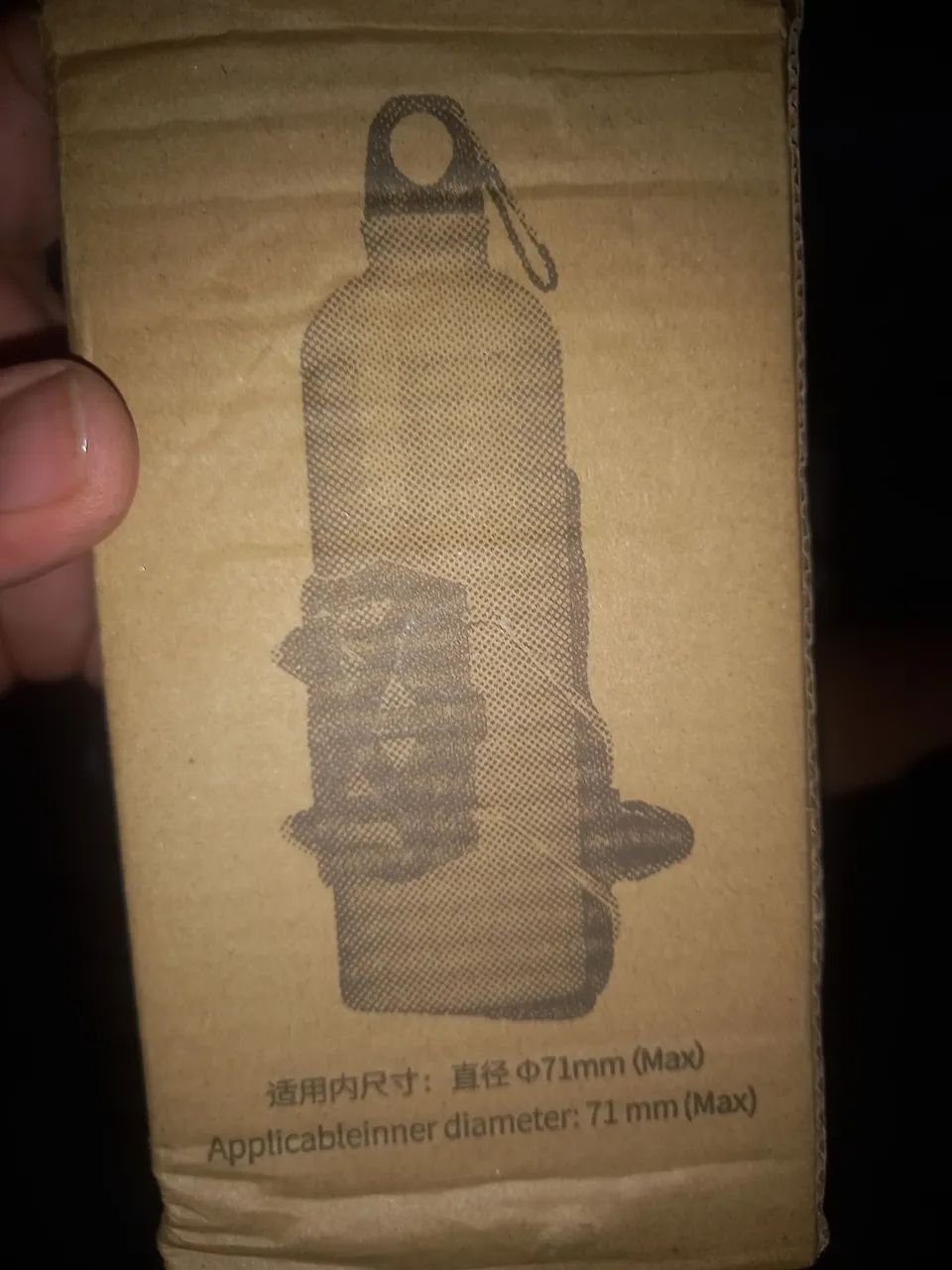 Kit com porta celular que protege da chuva e porta garrafa d'água  - Foto 2