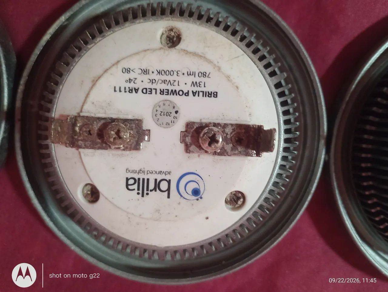 ( 4 ) Lâmpadas De Led 12v Redonda  - Foto 4