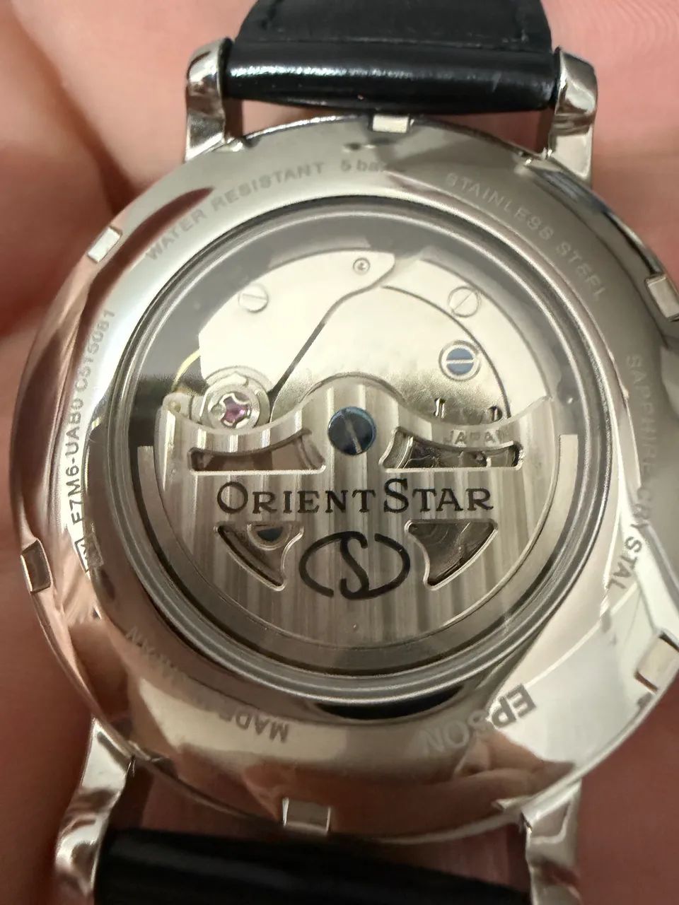 Relógio automático orient star moonphase  - Foto 5
