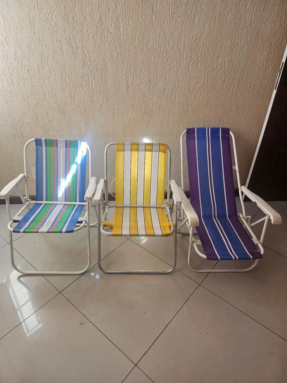 Kit cadeiras de praia e barraca  - Foto 5