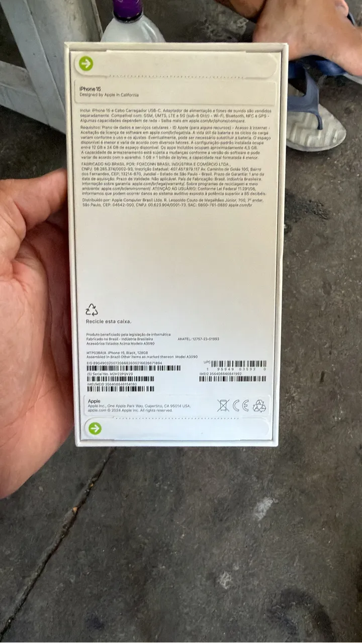 Iphone 15 256GB Black Titanium - Celulares e Smartphones - Kennedy