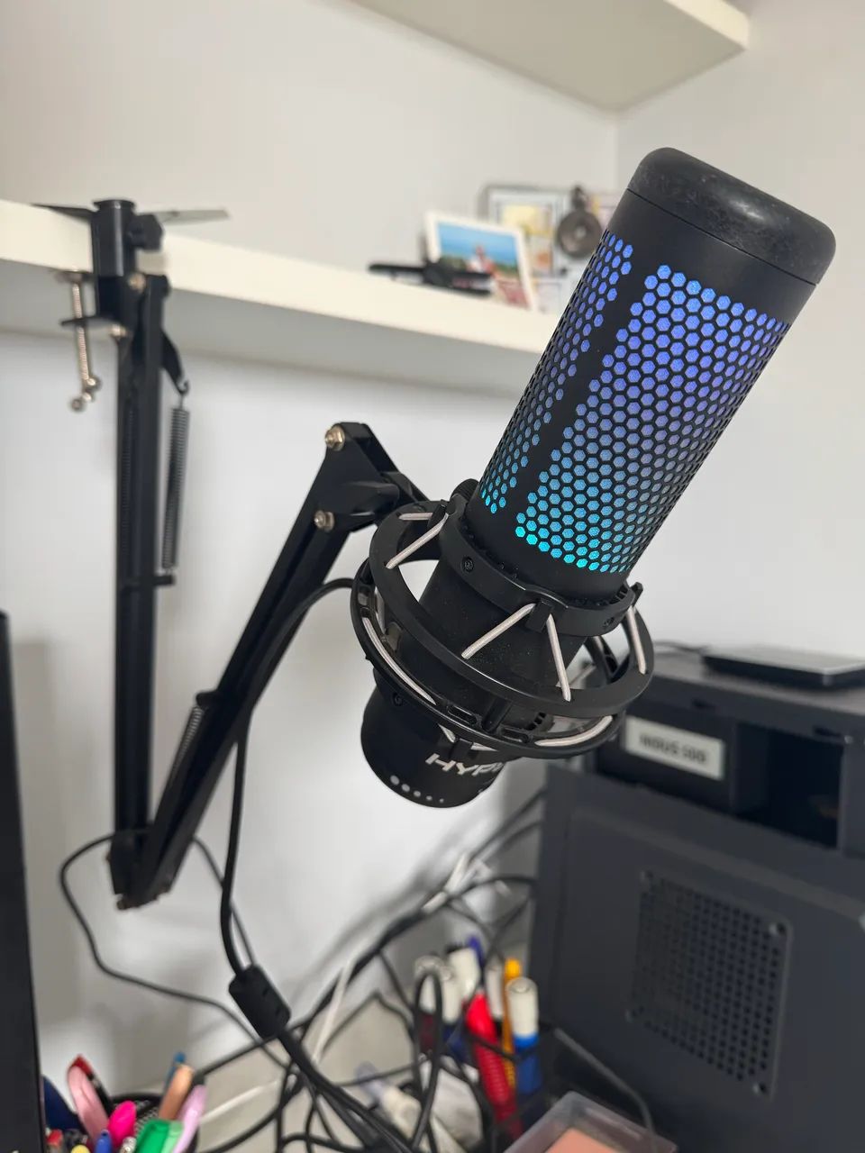 Microfone Hyper X Quadcast com Suporte - Foto 3