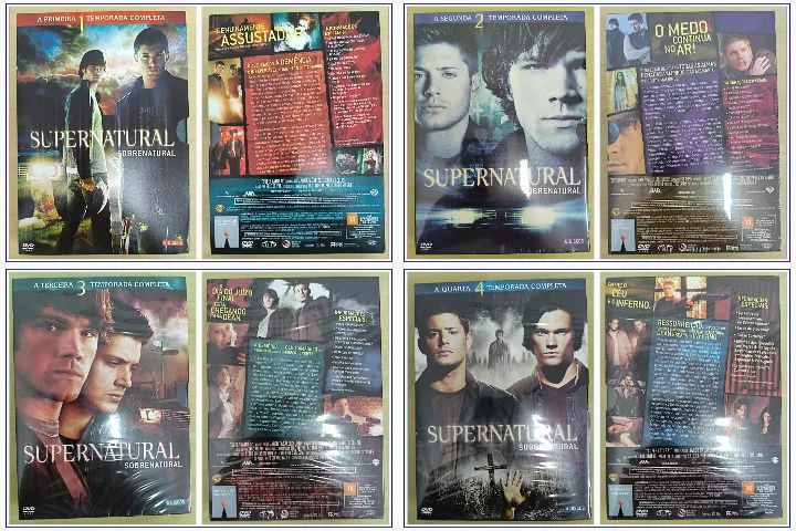 Box Dvd Supernatural 1 A 7 Temporadas - Original + DIÁRIO DE JOHN WINCHESTER DE BRINDE - Foto 5