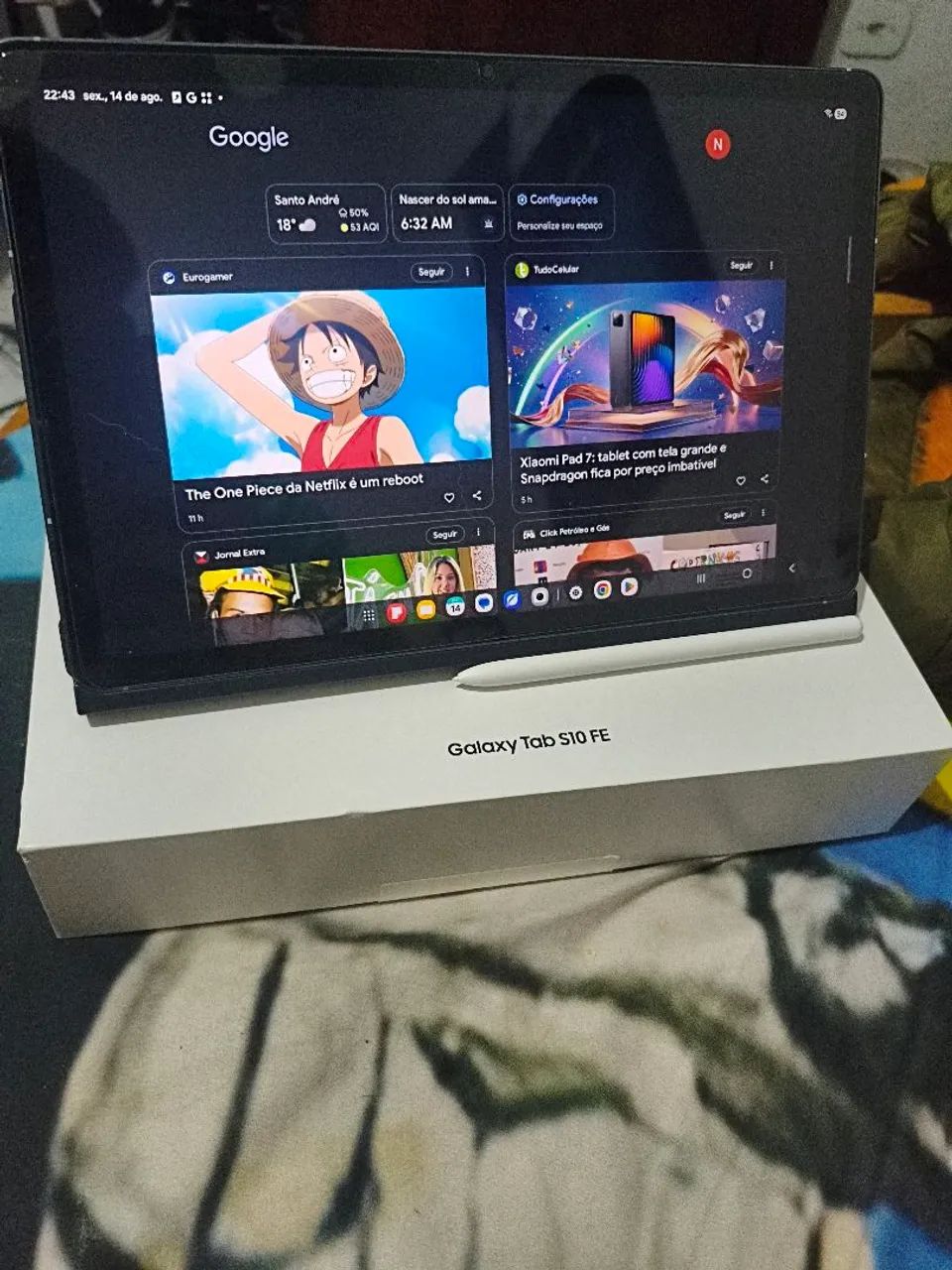 Tablet S10 FE (pouco tempo de uso) - Foto 3