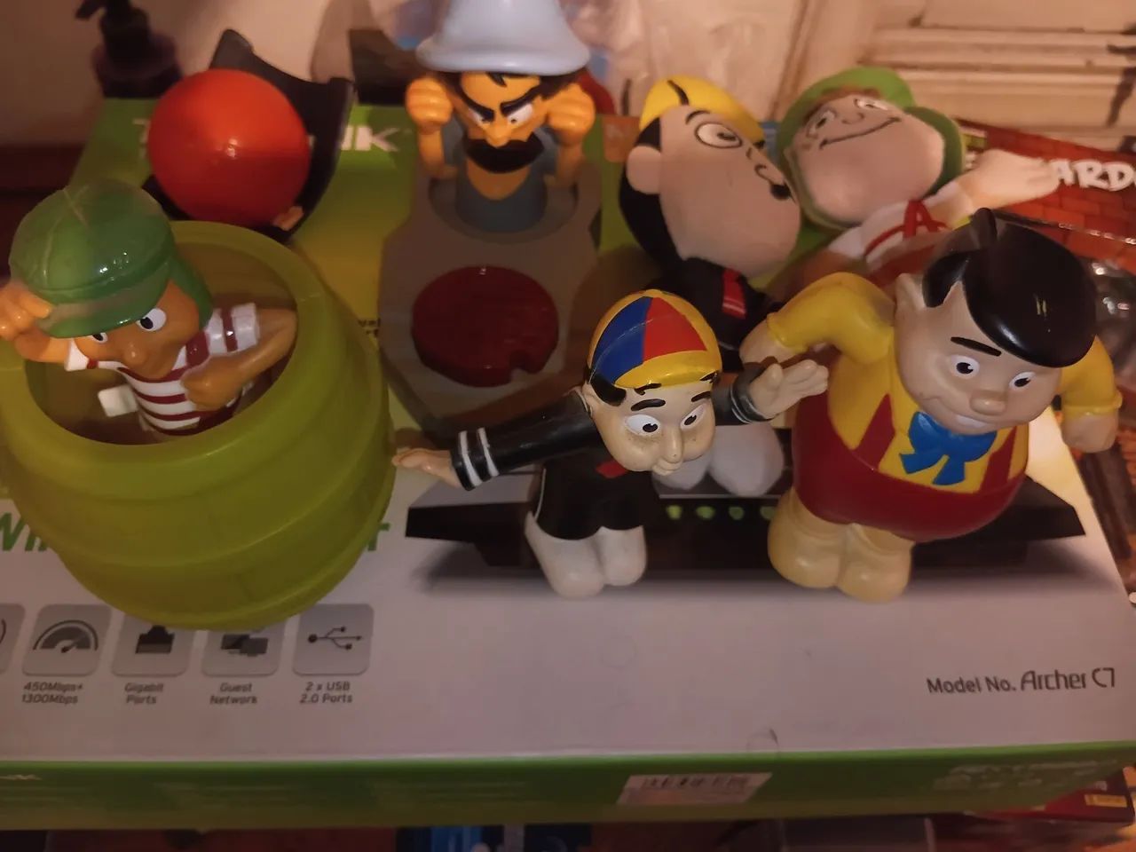 Kit bonecos chaves(7 itens)