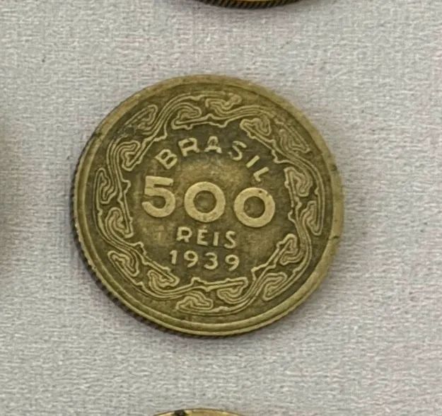Moeda 500 Reis - 1939 - Machado de Assis 