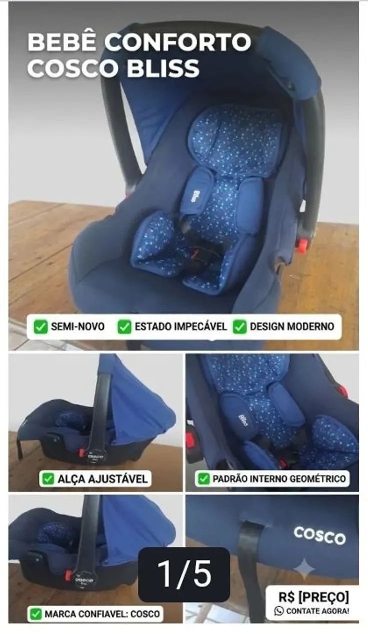 Bebê conforto cosco