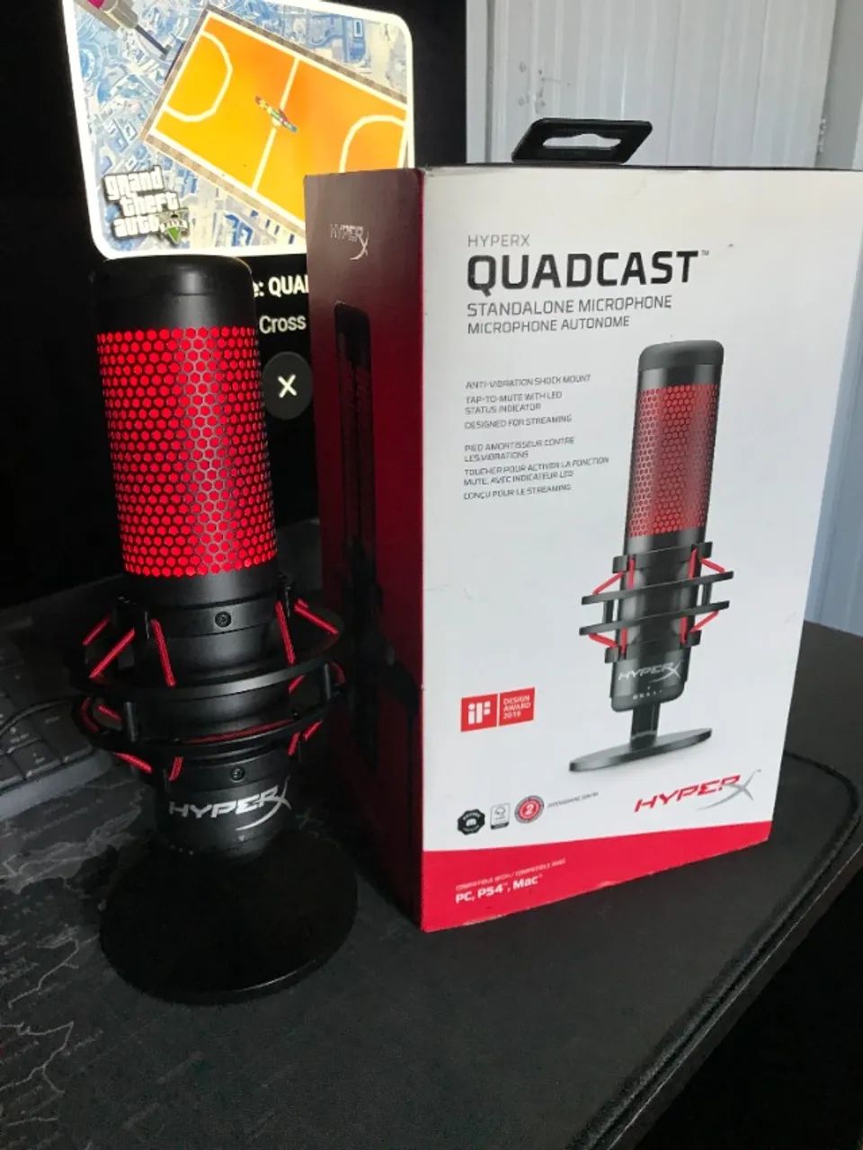 Microfone HyperX Quadcast