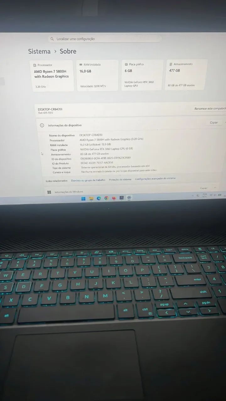notebook dell g15 - Foto 2
