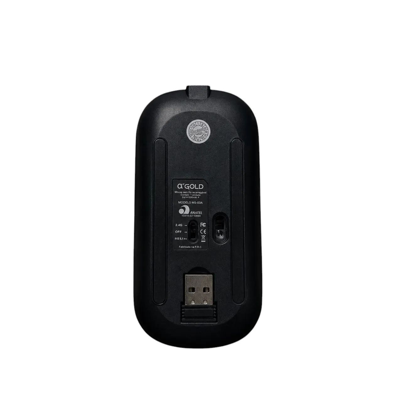 MOUSE SEM FIO BLUETOOTH GOLD PLUS MS-03A - Foto 4