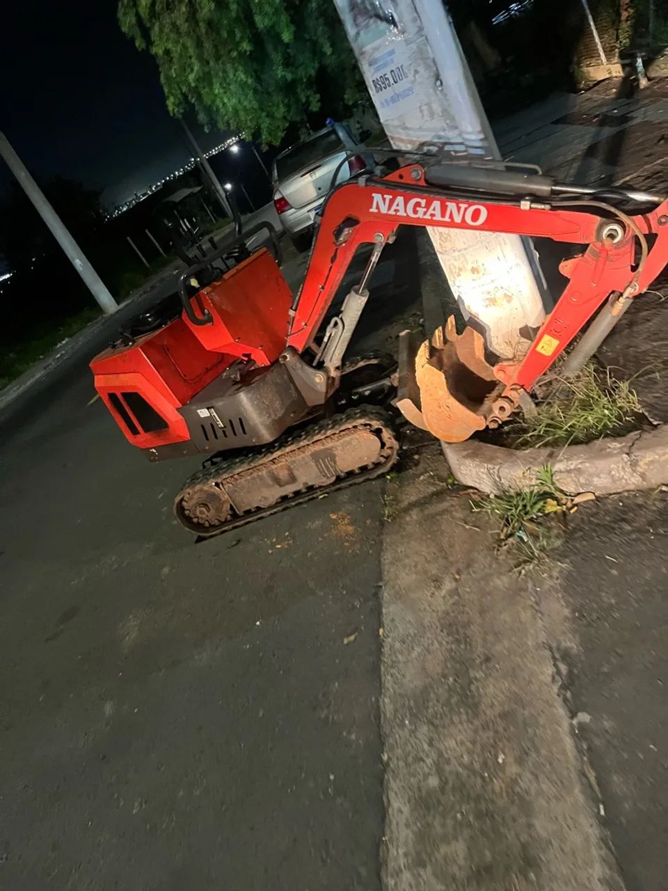 Mini escavadeira 