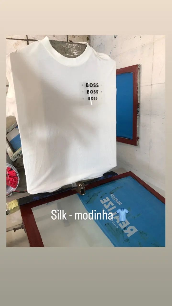 Silk-estampas base d?água e relevo para camisetas, uniformes e modinha - Foto 3