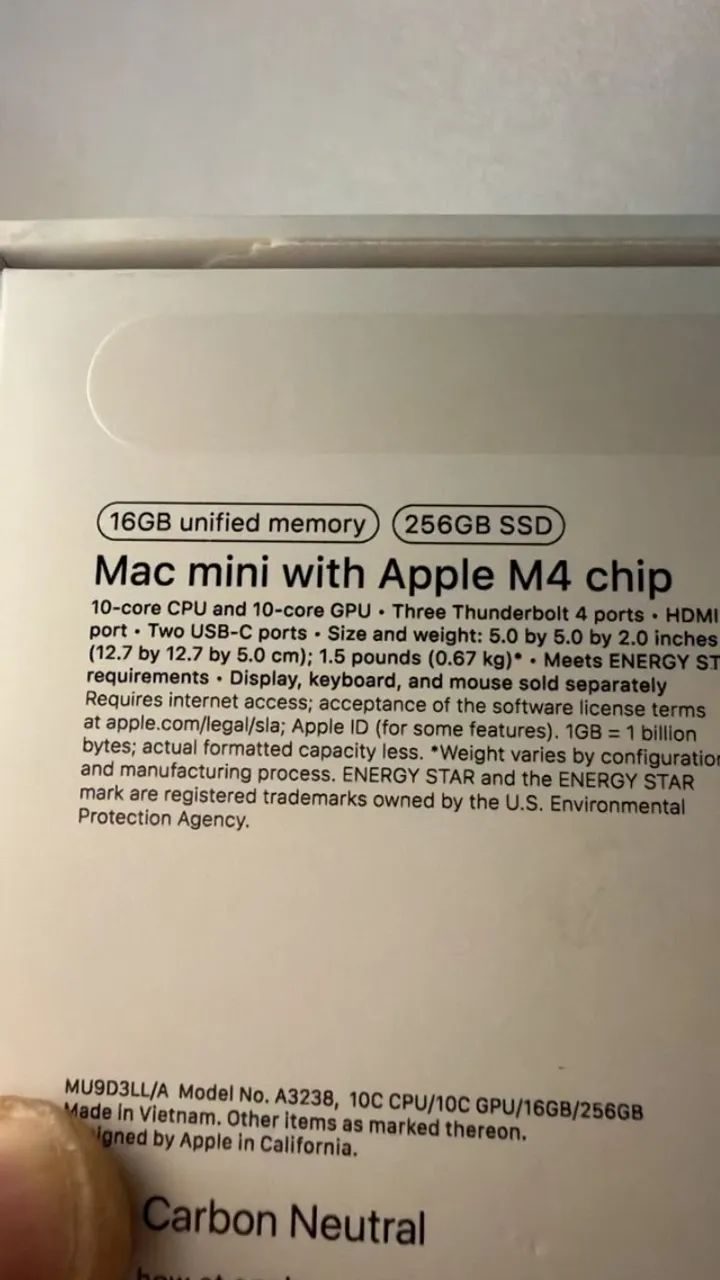 MacMini M4 16gb 256gb - Foto 2