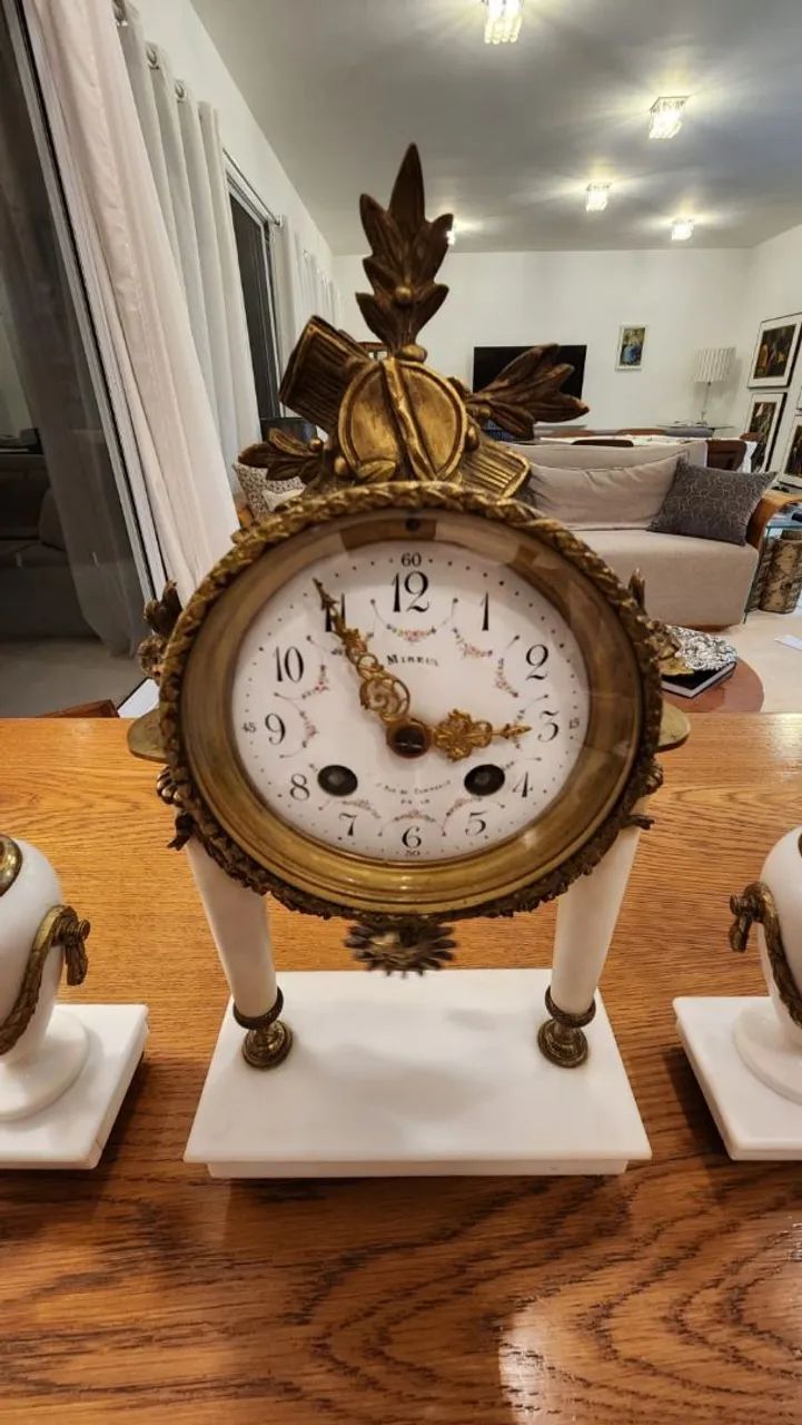 Relógio de mesa francês ( funcionando) - Foto 5
