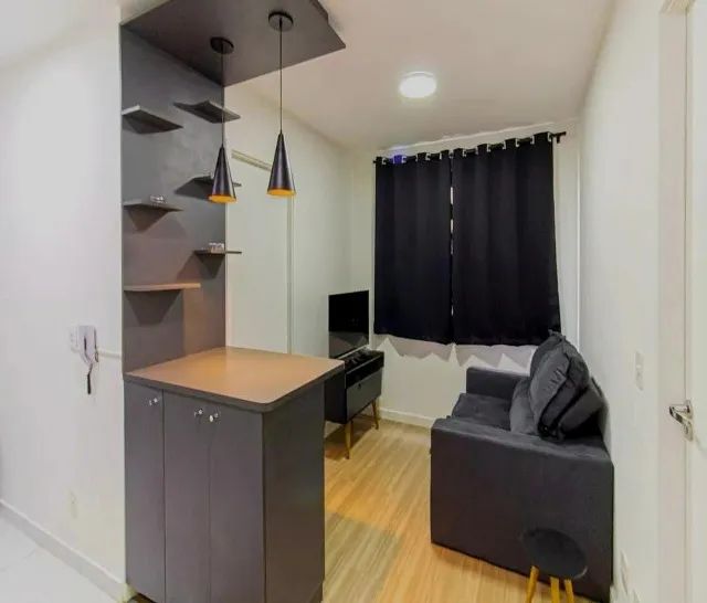 Apartamento ( 2 dormitórios ) , aluguel anual com caução e com mobília. 