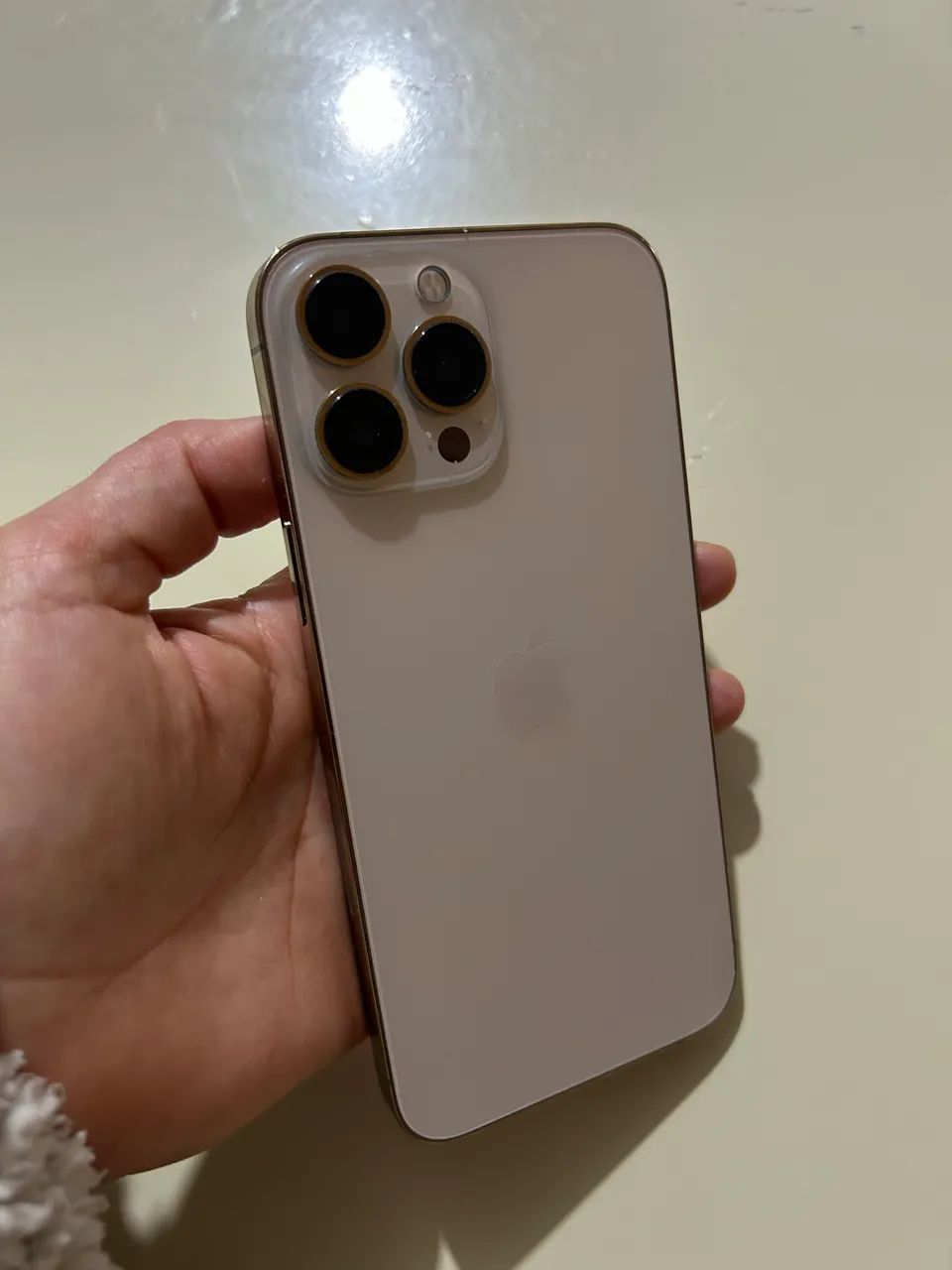 IPhone 13 Pro Max 128 GB Dourado Seminovo - Foto 5
