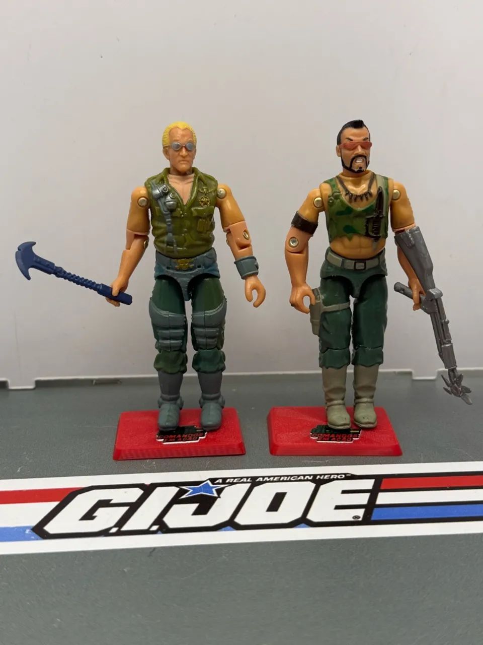 Gi Joe Classic Comic Ripper e Buzzer - 2005 - comandos em ação 
