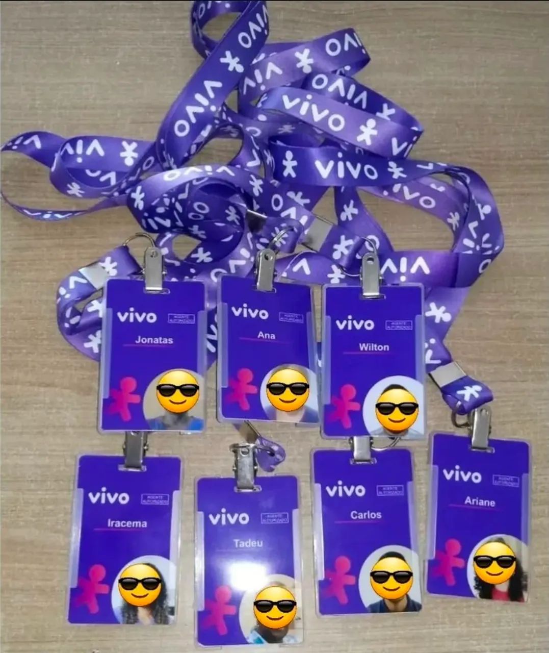 Crachá personalizado
