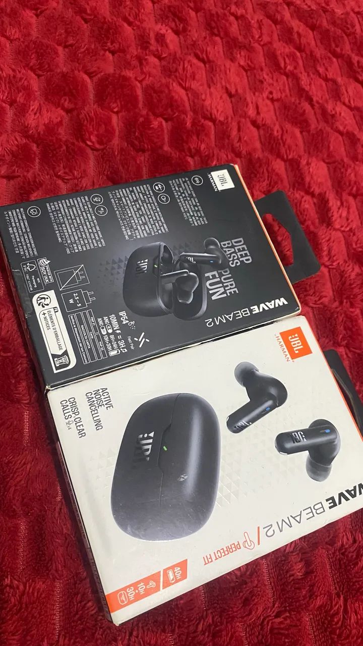 Fone JBL Wave Beam sem fio c/ microfone  - Foto 2