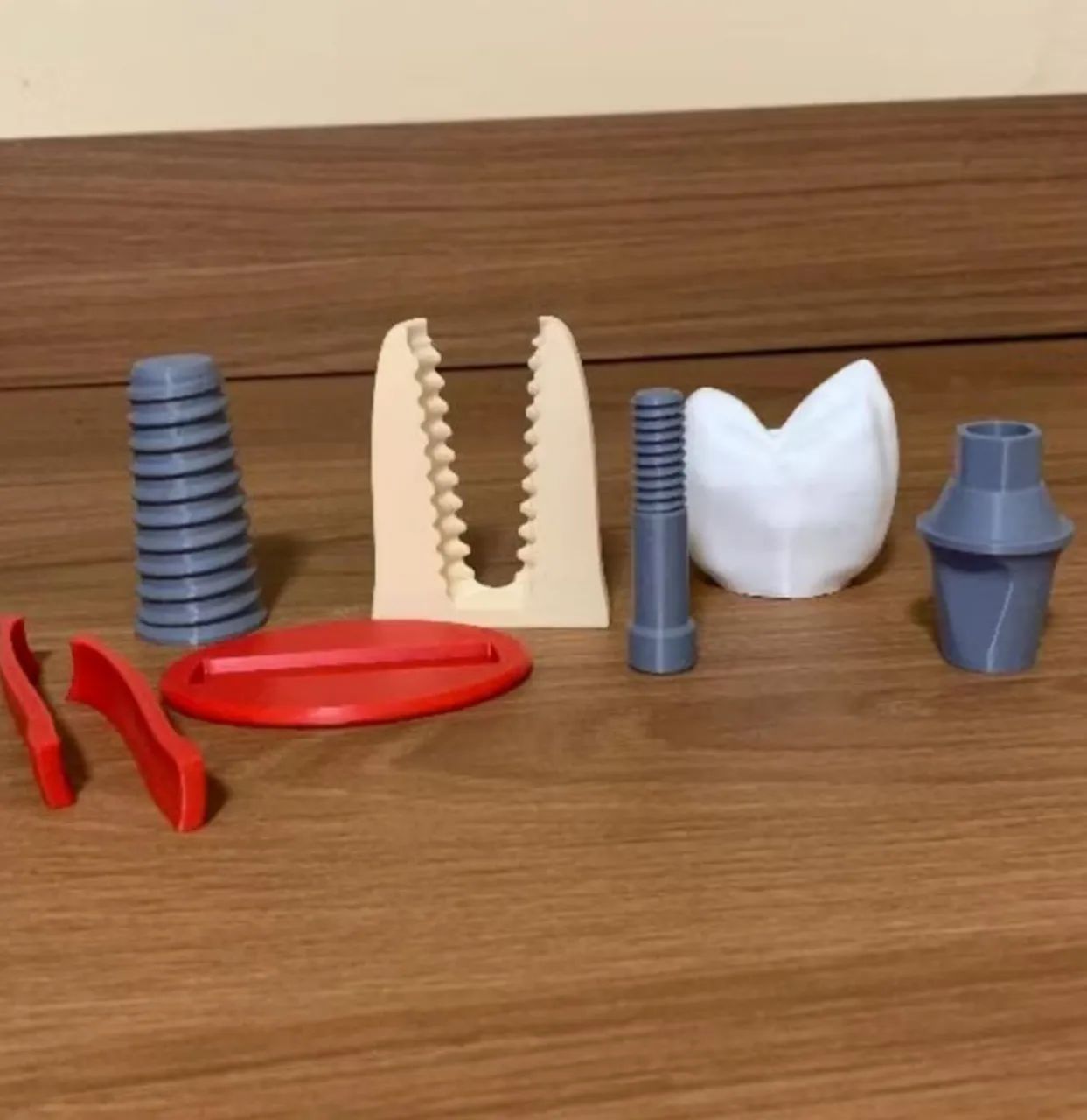 Macro modelo didático de implante dentário  - Foto 4