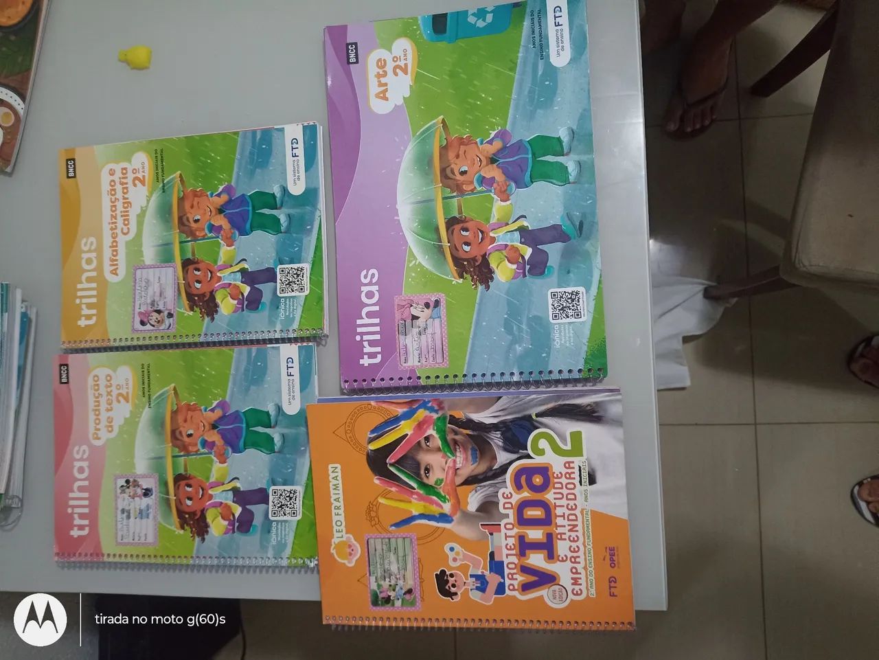 Coleção Trilhas FTD 2° ano fundamental um completo, com apenas 6 meses de uso!! - Foto 3