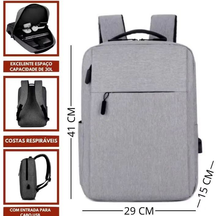 Mochila notebook... Versátil e prática 