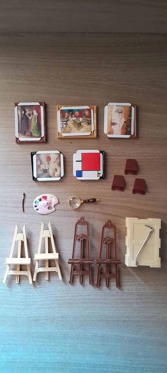 Zuru Mini Brands Create Masterpieces- Kit com Quadros e Acessórios 