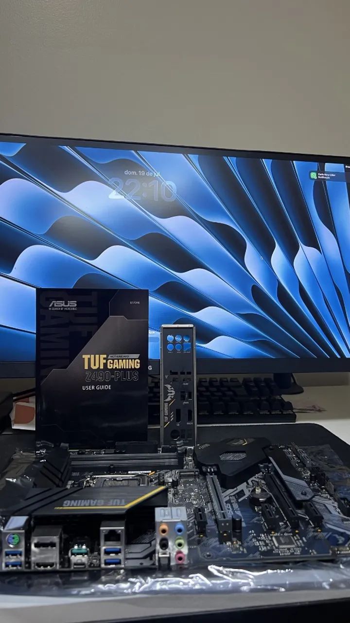 Kit Gamer i5 10600KF + Placa ASUS TUF Z490-PLUS - - Peças de