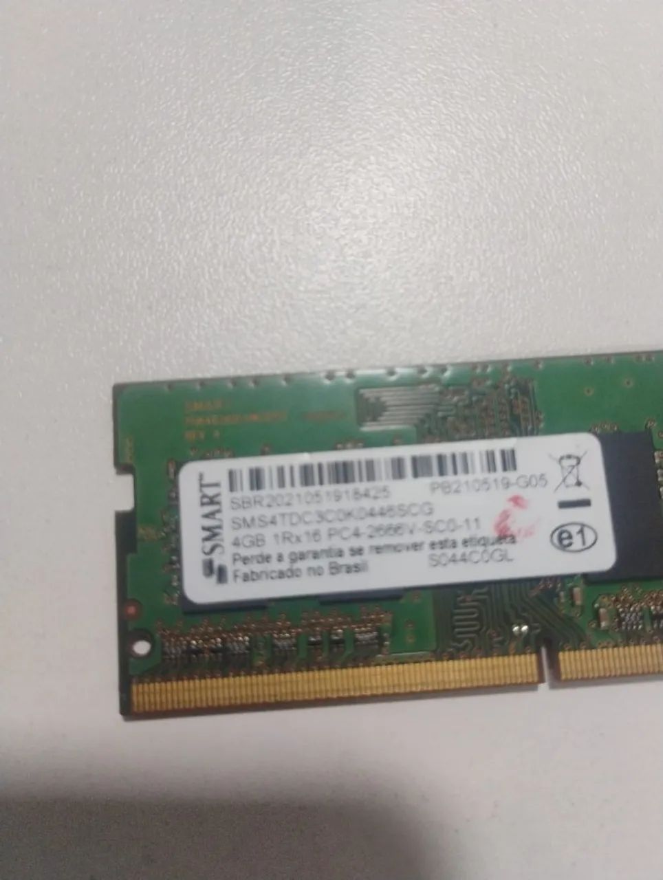 Memoria dd4- 4gb