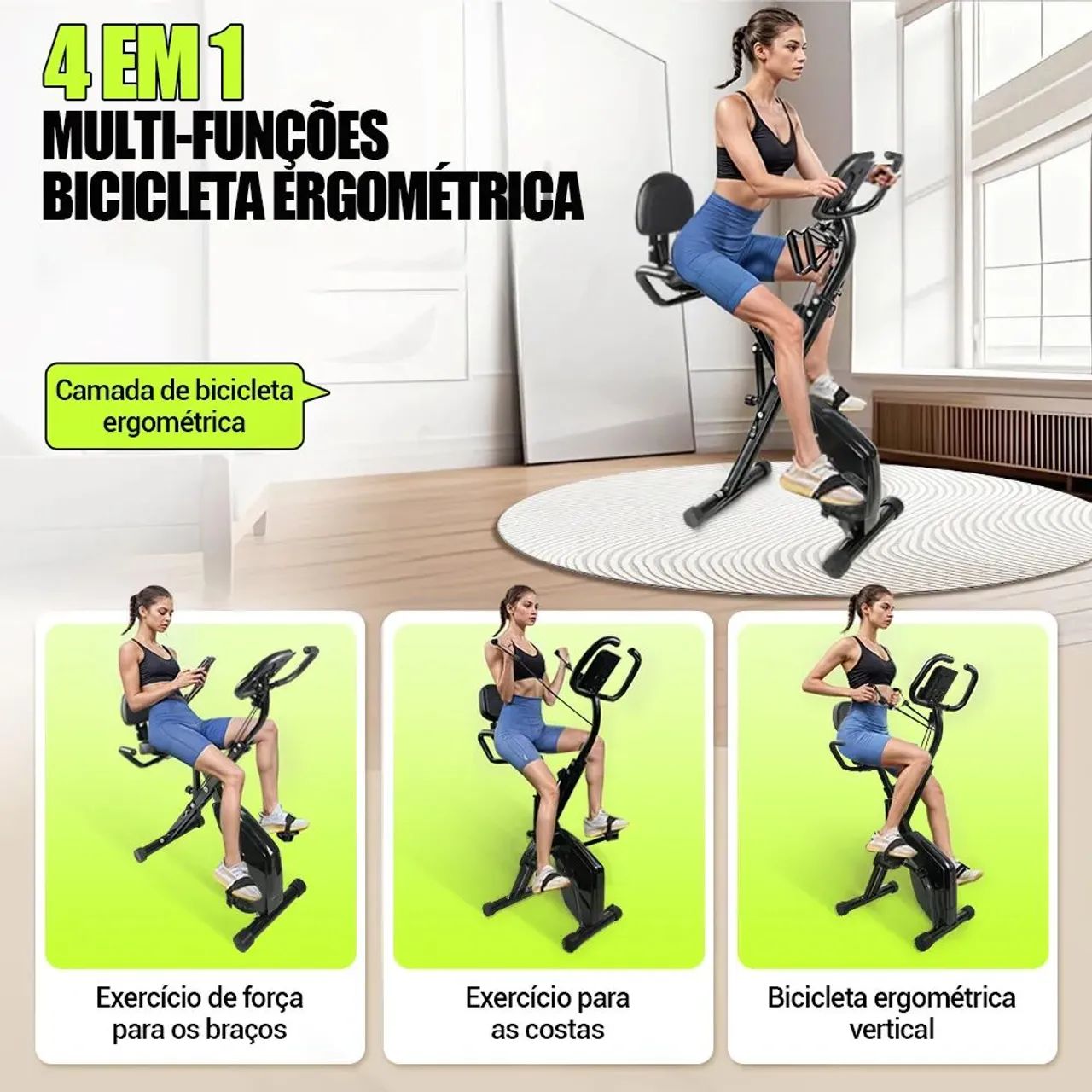 Bicicleta Ergométrica Vertical LIFTNESS - Foto 4