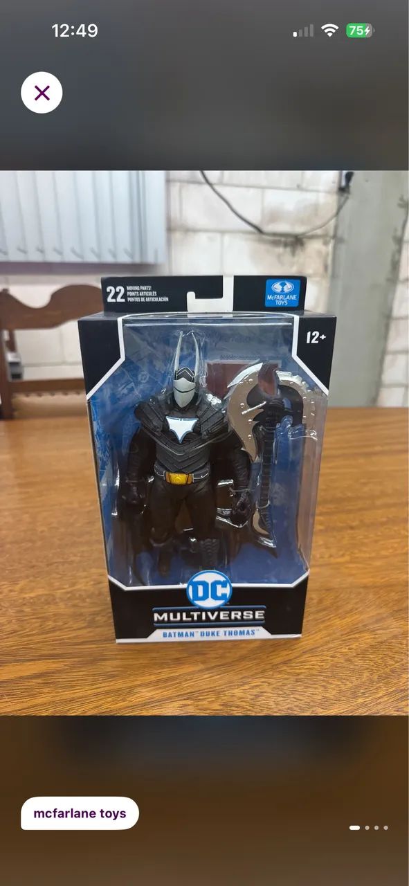 Action figure batman duke thomas dc multiverse