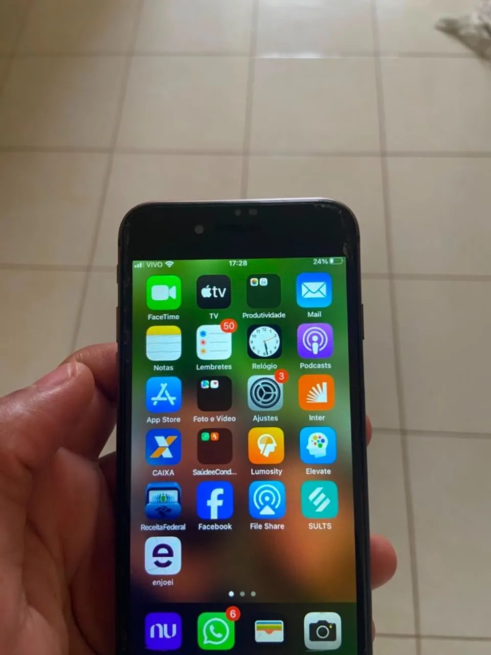 Iphone 8 64G Cinza Grafite